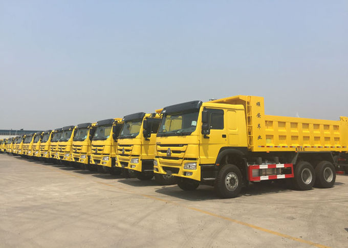 Сброс Sino Howo Tipper перевозит 6X4 на грузовиках 10-25 CBM для перехода конструкционного материала